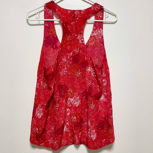 Joie Saunders Red Silk Sleeveless Blouse - Picture 3 of 10